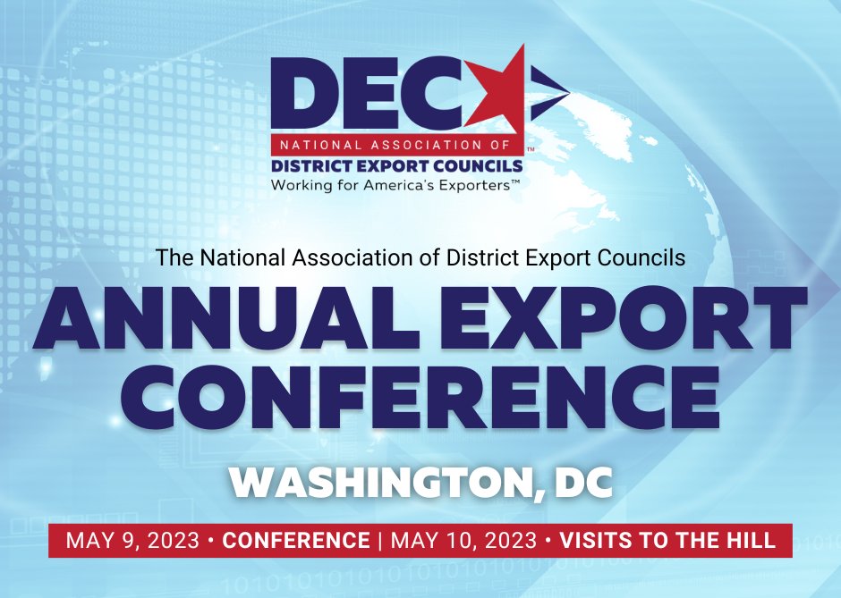 National_DEC's tweet photo. Weeks of preparation will culminate tomorrow in one grand educational and networking event for global trade professionals! See you there. https://t.co/aMmBcPOMgF https://t.co/of6cVbcBIl