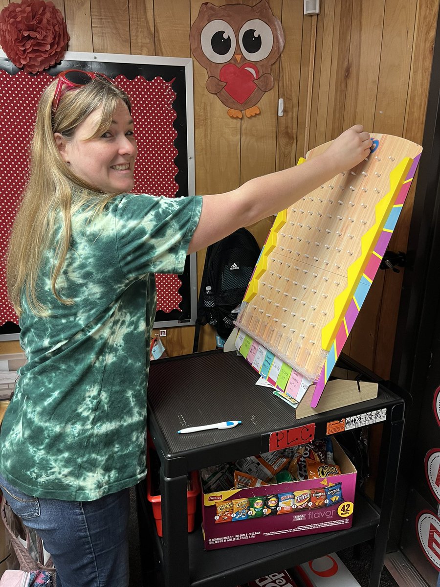 🔹I was so excited to play Plinko this morning with my teachers for Teacher Appreciation Week! They had chances to win candy, cokes, chips, scratch offs, or gift cards! They loved it and so did I! I love my Genoa Owls!🔸#celebrateateacher #genoaowls @pisdesela @PISDELEMSS
