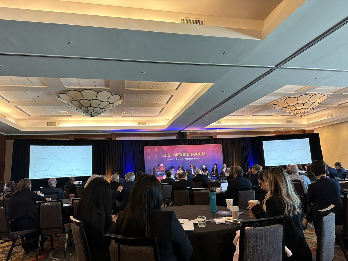 erncastaneda's tweet photo. Excited to attend the #usmex forum! What a line up of panelists! https://t.co/hKQ6zLP9rX