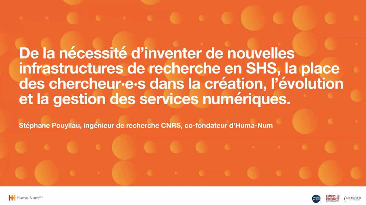AcfasScHumaines's tweet photo. 📉 @spouyllau du @CNRS nous parle maintenant des infrastructures de recherche en sciences humaines et sociales : "sont-elles dépassées par les besoins des communautés ?" 🤔

#scienceshumaines #SHS #AcfasC302 https://t.co/lc8twYjf03