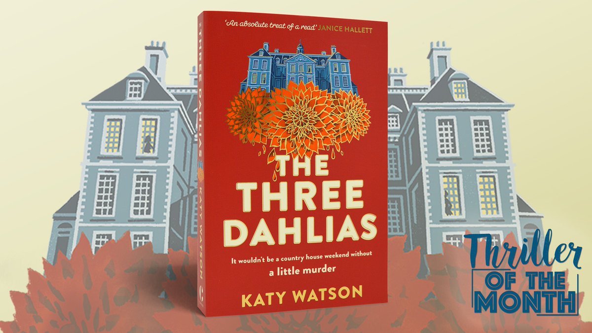 One of our bestsellers this month is a captivating cozy mystery from charming new author @KWatsonAuthor. A group of renowned actresses come together to expose a murderer, resulting in an enjoyable and highly addictive read! 

#TheThreeDahlias 
#Thrillers 
#Waterstones 
#Fiction