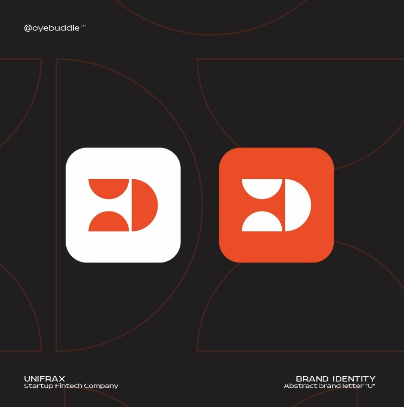 Oyebode247's tweet photo. “Let somebody shout Hallelujah “ in Pastor Adeboye ‘s voice. 

I present to you the just concluded logo and visual identity design for a fintech startup UNIFRAX. 

If you’re seeing this and you like it please like, comment and retweet.
#CoronationConcert #tiwasavage https://t.co/D4hhH8tADt