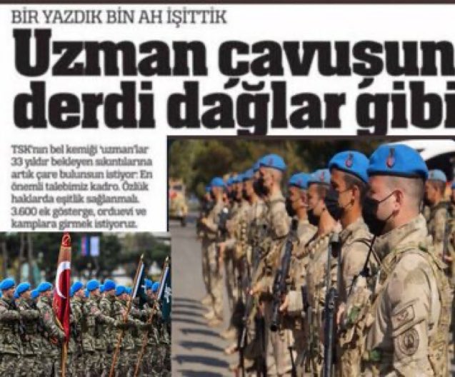 cezmikartay's tweet photo. 1-Kıdemler Rütbeden Sayılmıyor 
2-Sağlık Yönetmelikleri Yok
3-Çalışma Yönetmeliği Yok 
4-Nöbet Yönetmeliği Yok 
5-Mesleki Güvence Yok 
6-Atama Yönetmeliği Yok 
7-Sicil Yönetmeliği Yok
Uzman Çavuşlar Vatandır Bayraktır.
#UzmanÇavuş
#uzmançavuşlartorbayasaya https://t.co/aSiUKZFxye