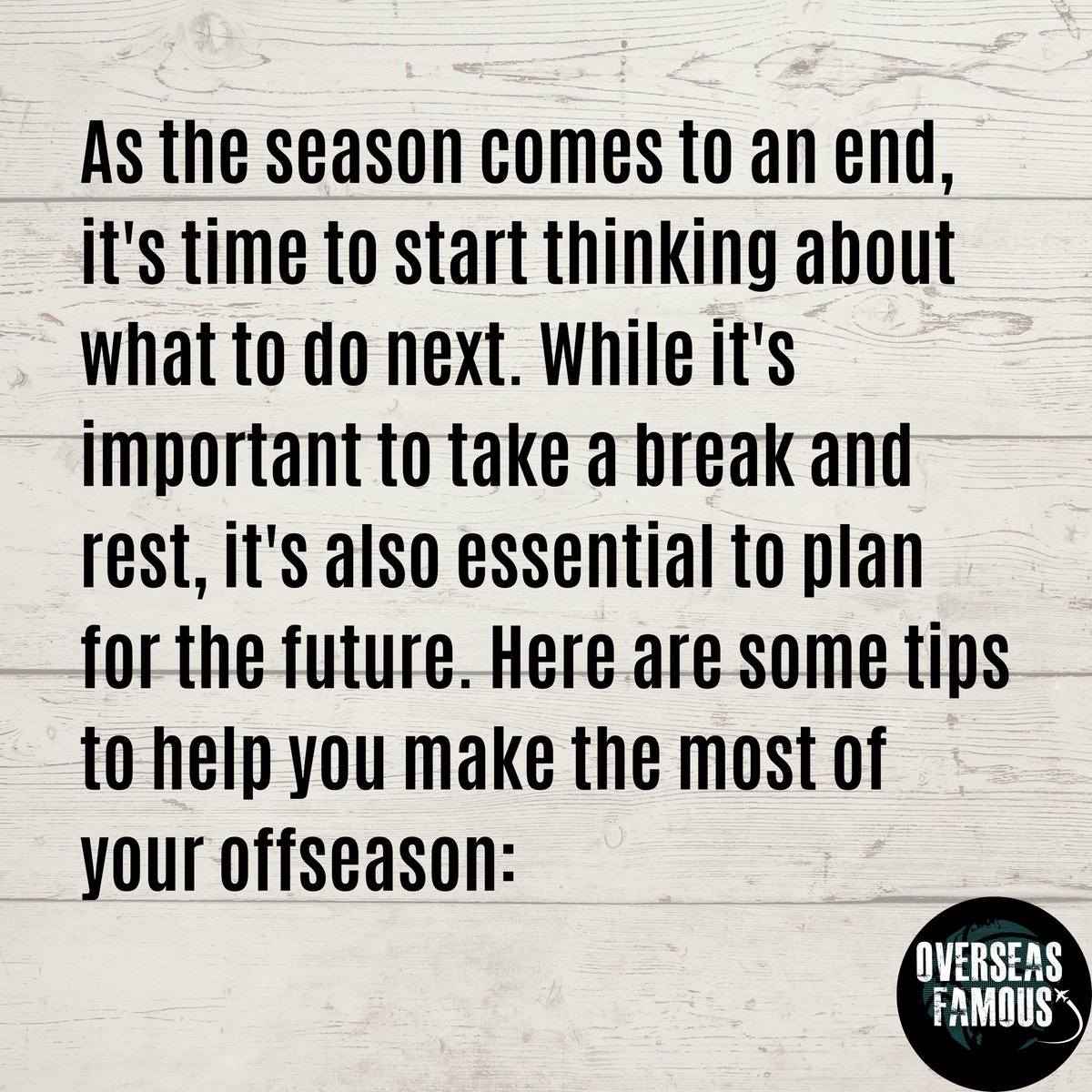 Overseasfamous's tweet photo. Remember, the offseason is a time to recharge your batteries and prepare for the next season. So take some time for yourself, work on your game, network with others, and don't forget to have some fun along the way.

#overseas #overseasbasketball #basketball #playingoverseas https://t.co/95XxrUmWOA