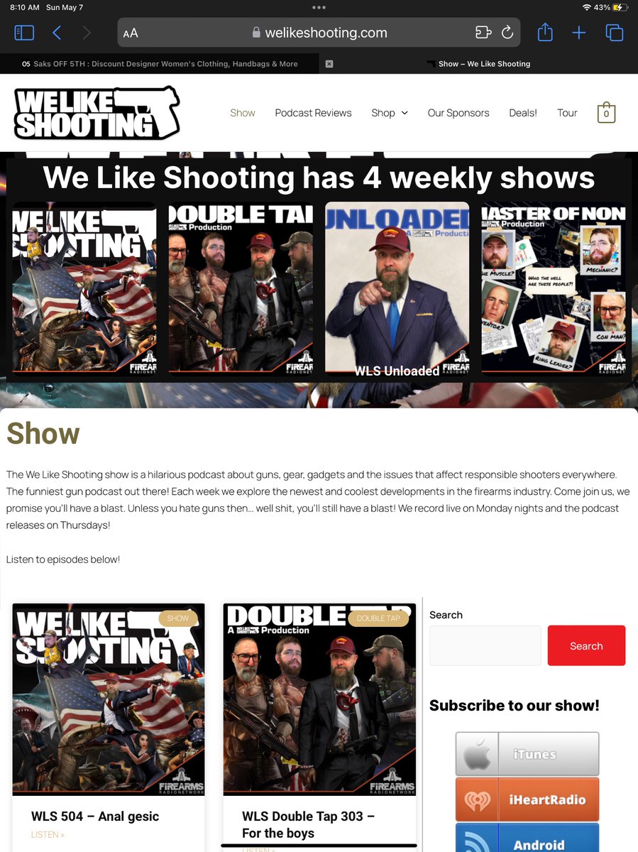 Cryptoryan10's tweet photo. Don't forget to check out the WE LIKE SHOOTING PODCAST.yes that's right guncad is breaking through to the mainstream this wendsay I will be the guest on the firearms industry's number one podcast https://t.co/E2XcfiPVE7