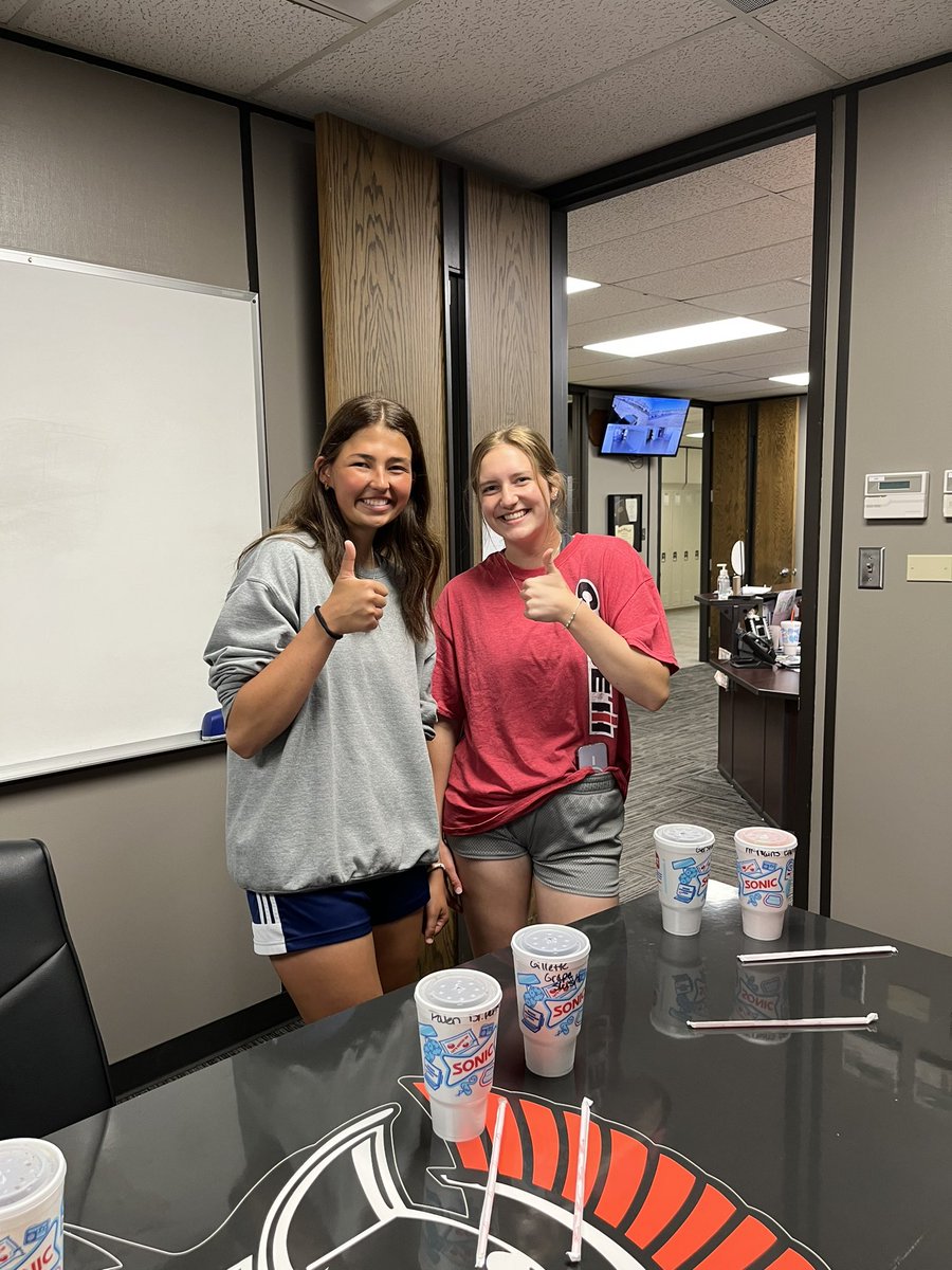 BeloitStuCo's tweet photo. It’s Teacher &amp; Staff Appreciation Week, and Sonic drinks are the least we can do to show our people the love and appreciation they deserve - today and everyday! 🧡🖤 https://t.co/HbdEVrjRHD