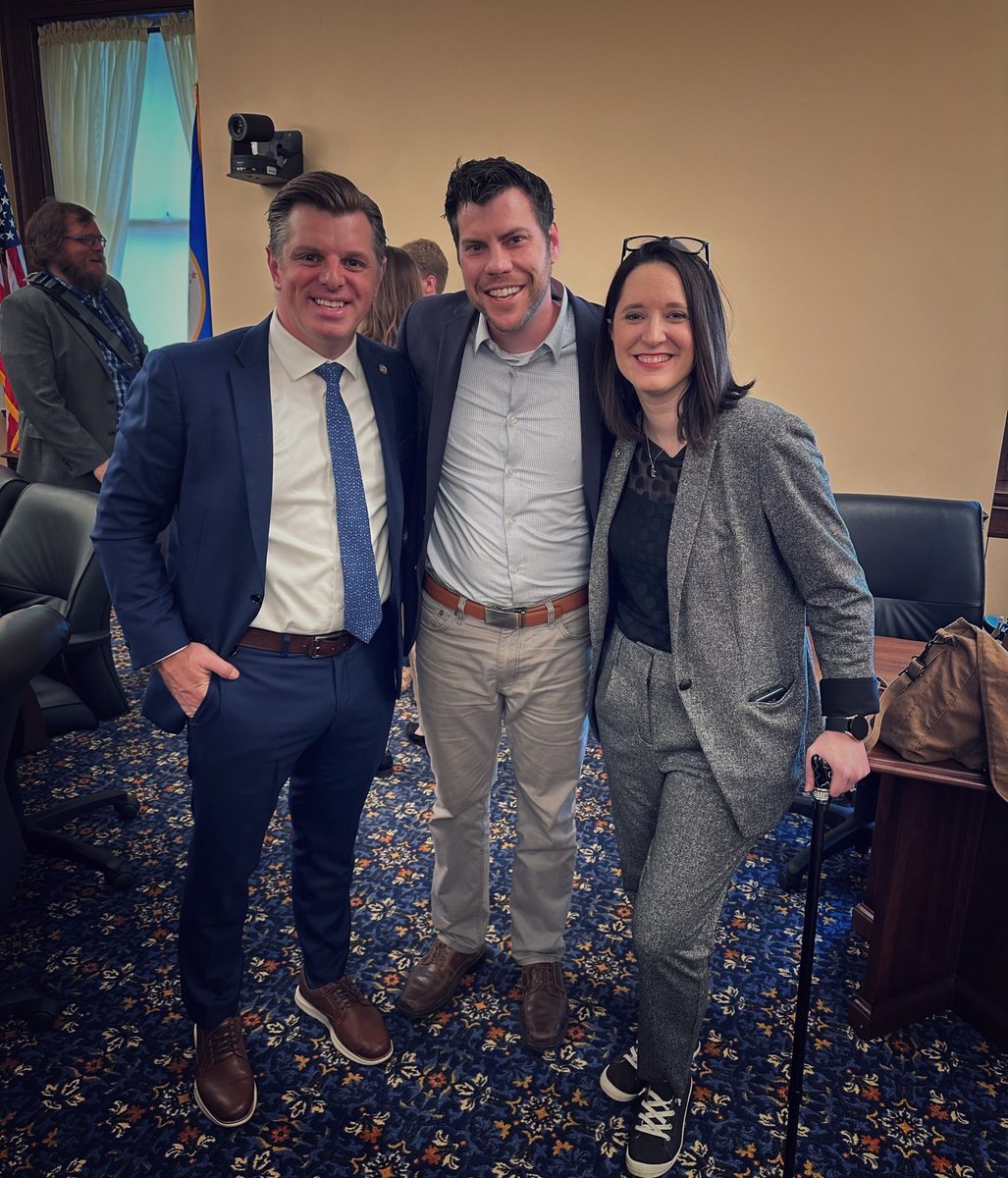 Grateful for these these great Housing Chars Rep. @mikehowardmn  & Sen. @Lindsey_Port  - they have created a historic Housing bill that creates #BringItHomeMN  - a new statewide voucher program along with a lot of other great things. The bill goes to floor votes soon #mnleg