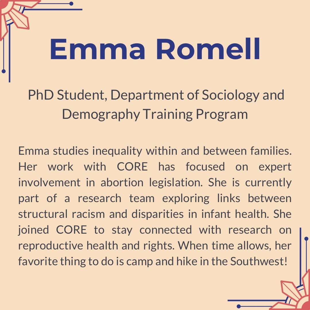 WiscCORE's tweet image. Today for Lab Member Monday, we would like to highlight Emma Romell! 
Thank you Emma for all the hard work you do for  UW CORE! Your passion and drive for this cause do not go unnoticed. 
#CORELab