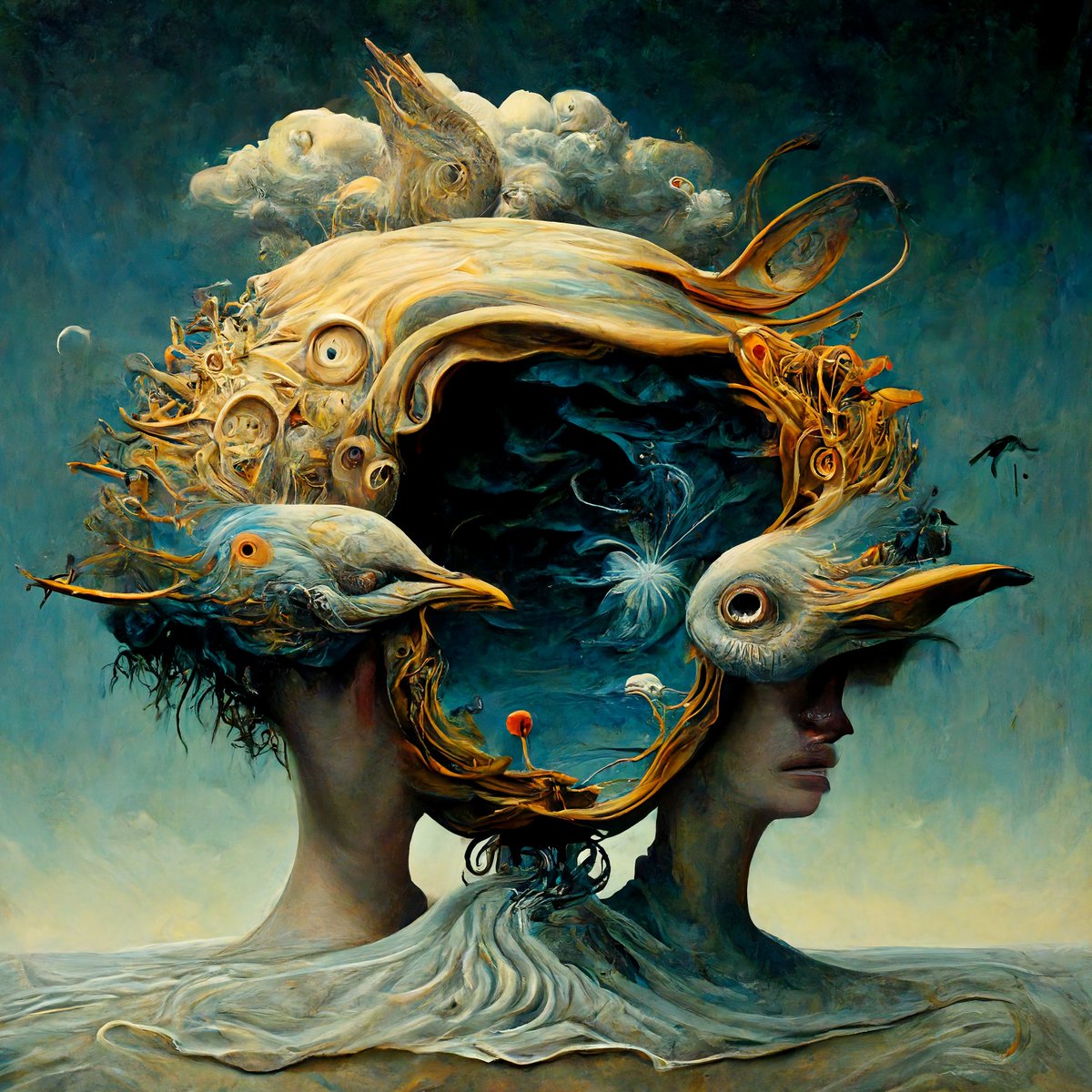 The Mind's Odyssey. It suggests a journey of the mind, an inner exploration of the psyche, and invites the viewer to join in the odyssey.makersplace.com/aariizshort/th…… via
<a href="/makersplace/">MakersPlace 🔳</a>
#NFTs