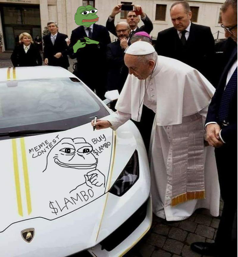 LamboERC's tweet photo. 📢 We're excited to announce our #MemeContest and a chance to win $200 for 5 winners.

Create memes, videos, or art and drop it below with $LAMBO cashtag.

Make sure to follow $LAMBO. Ends in 72 hours from now.

Let the meme wars begin! Vroom Vroom🏎💨

#MemeCompetition #Giveaway https://t.co/sVsjfCrBcH