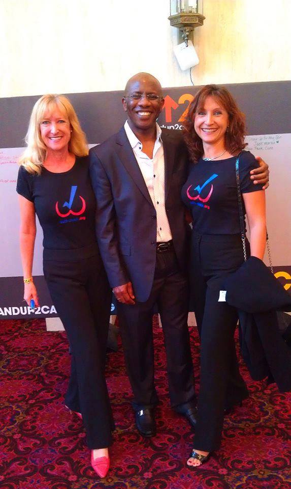 I like this red carpet! Promoting cancer research funding with colorectal surgeon Dr. Valentine Nfonsam, Emmanuelle Meuillet, AZ cancer researcher-2012 #SU2C #supportingcancerresearch #colorectalcancerawareness #ButtCheck #ontherise #whenshestandsup