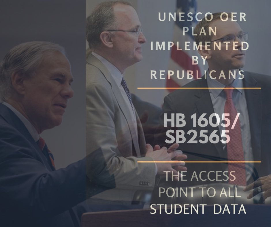JM_Lawrence17's tweet photo. #HB1605 #SB2565 vendor bills at #txlege 🎲 Establishes a monopoly 📷 Developed on taxpayer time &amp; taxpayer dime📷@teainfo 📷 Aligns  w/ UNESCO’s Global Open Education Resources (OER) #HQIM #StopEdTech #KilltheBill https://t.co/6ODorvcCjl