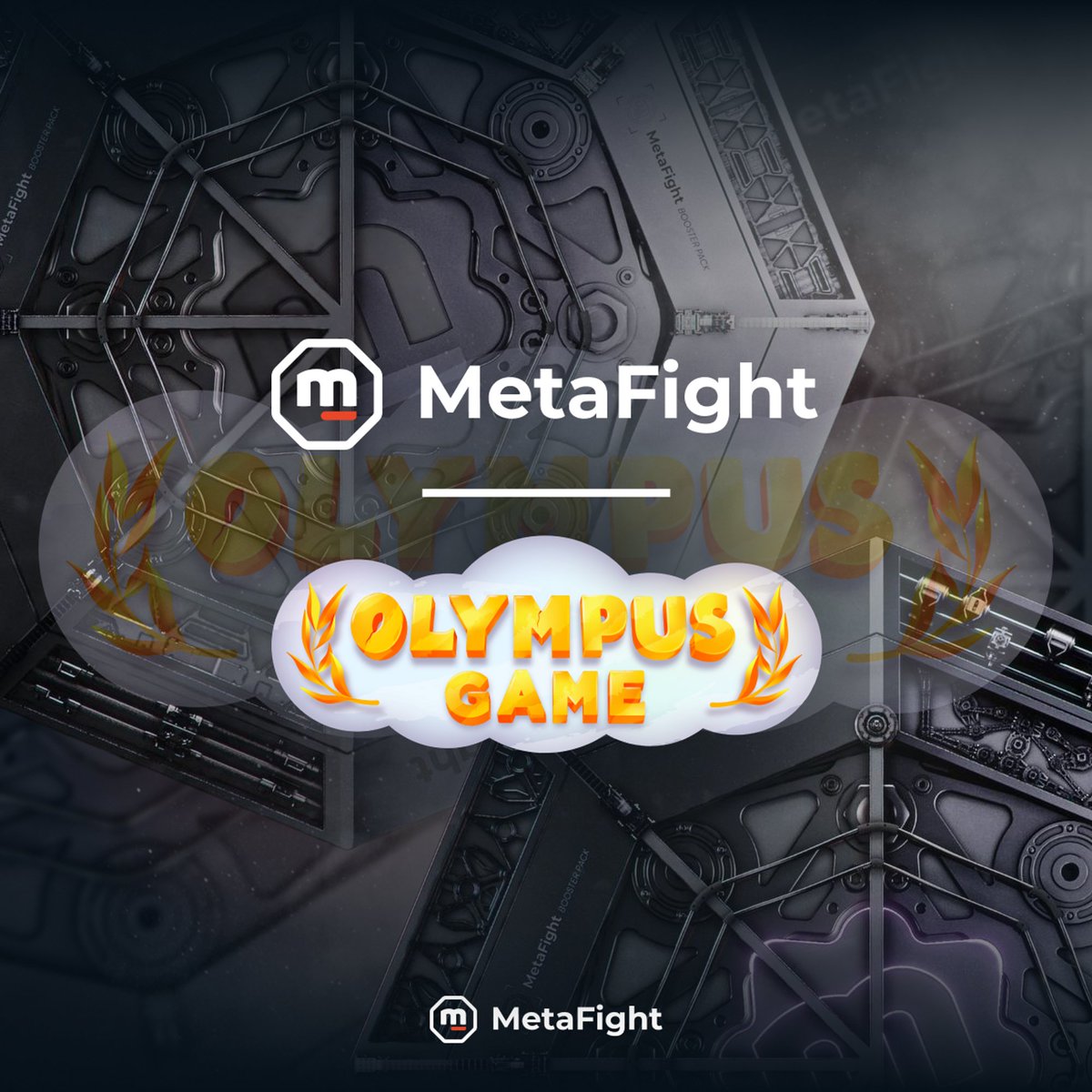 🤝 <a href="/MetaFightOff/">M.ckm</a> is proud to partner with @OlympusGameP2E

🥊 To celebrate this, get your chance to win:

🎁 3 Common Boxes and 2 Rares Boxes from Olympus Game

👉Follow these simple steps to participate: 
✅ Enter the Gleam contest : gleam.io/QrqXc/metafigh…
✅ Join Olympus Game
