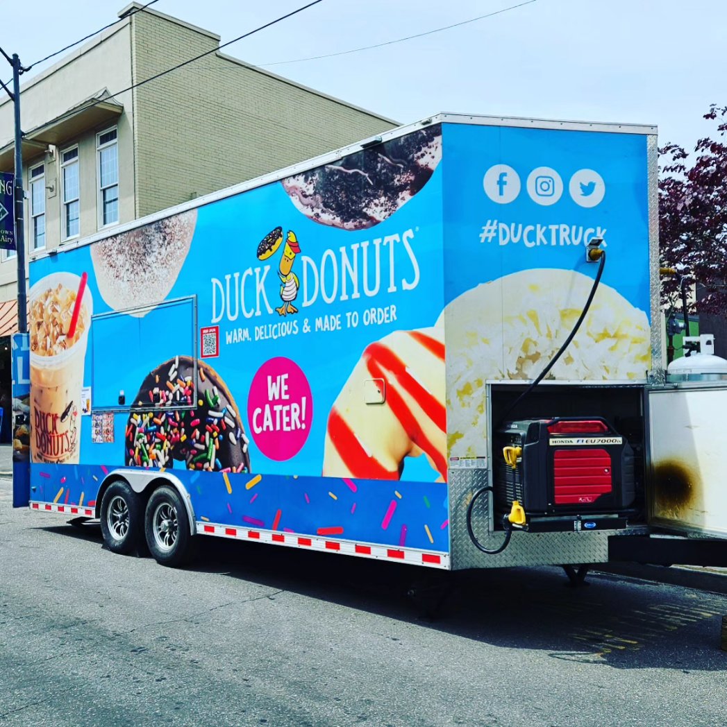 More pictures from the Mount Airy Food Truck Festival yesterday. 

🚚🚚🚚

#foodtrucks #foodtruckfestival #duckdonuts #visitmountairy #visitmtairy #visitmayberry #mountairync