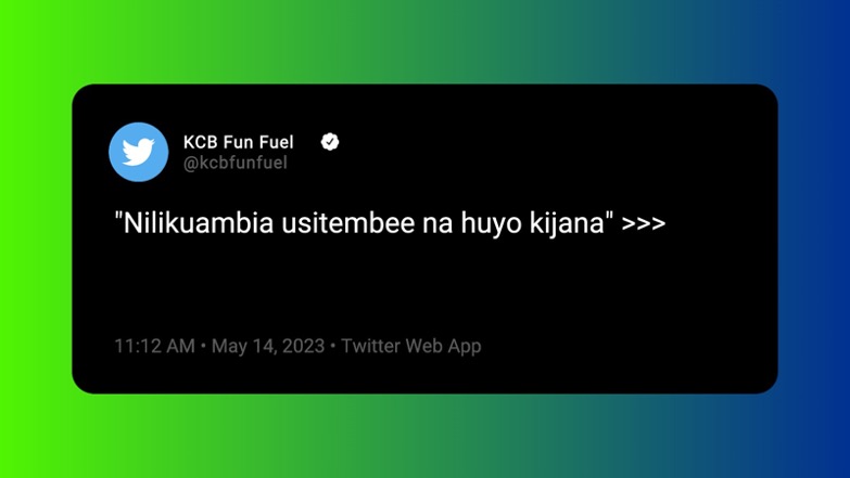 KCBInKenya's tweet photo. Was she right ? Let us know .
#Mothersday https://t.co/R7Df8iFZ9X