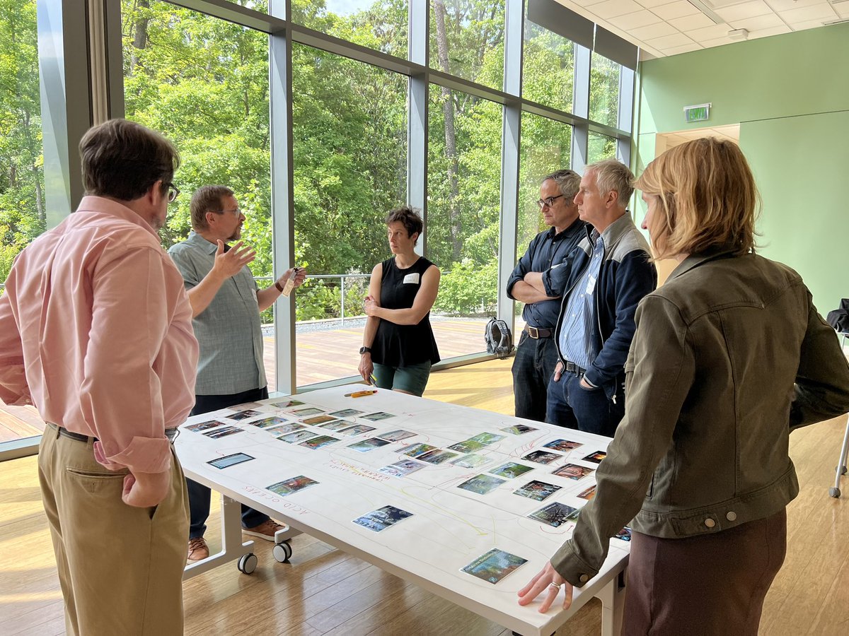 DrBioGC's tweet photo. #ClimateFresk with the @DukeUClimate #2023FacultyFellows Amazing to play this game with faculty from across @DukeU disciplines as we prepare foe #UNIV102 #LetsTalkAboutClimateChange for #Fall23 https://t.co/E1CdhQHlVU