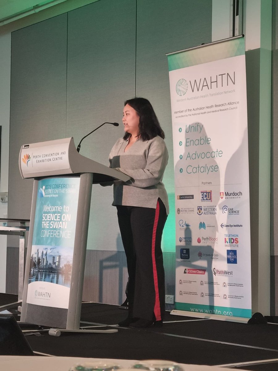 AshaBowen's tweet photo. @BernWongWT  presented today at #SOTS2023 on Whadjuk boodja. The importance of partnerships in health research. The Missing Piece study would not have been possible without fabulous education, health and community partners @telethonkids @WCVID https://t.co/MlGGtdxdVF