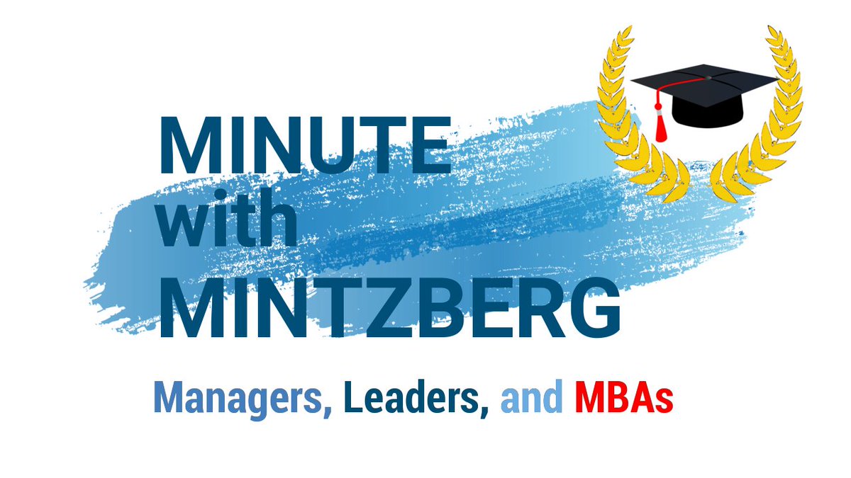 Business schools pretend that they are training managers. But you don’t train a manager in classroom. Surely, there is a #leadership dimension. But #management is about rolling up your sleeves. getting on the ground and finding out what’s going on. #video youtu.be/00VhHqViv3Q
