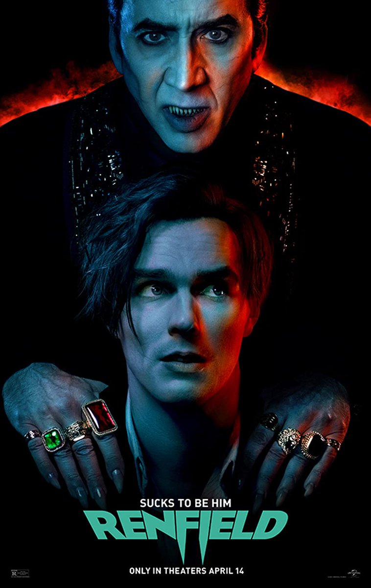 KoolKatFelix's tweet photo. Renfield -- kinda feels someone got high and caught Warm Bodies on TV and said "Yeah, let's make a spiritual sequel" https://t.co/05P1s3WO17