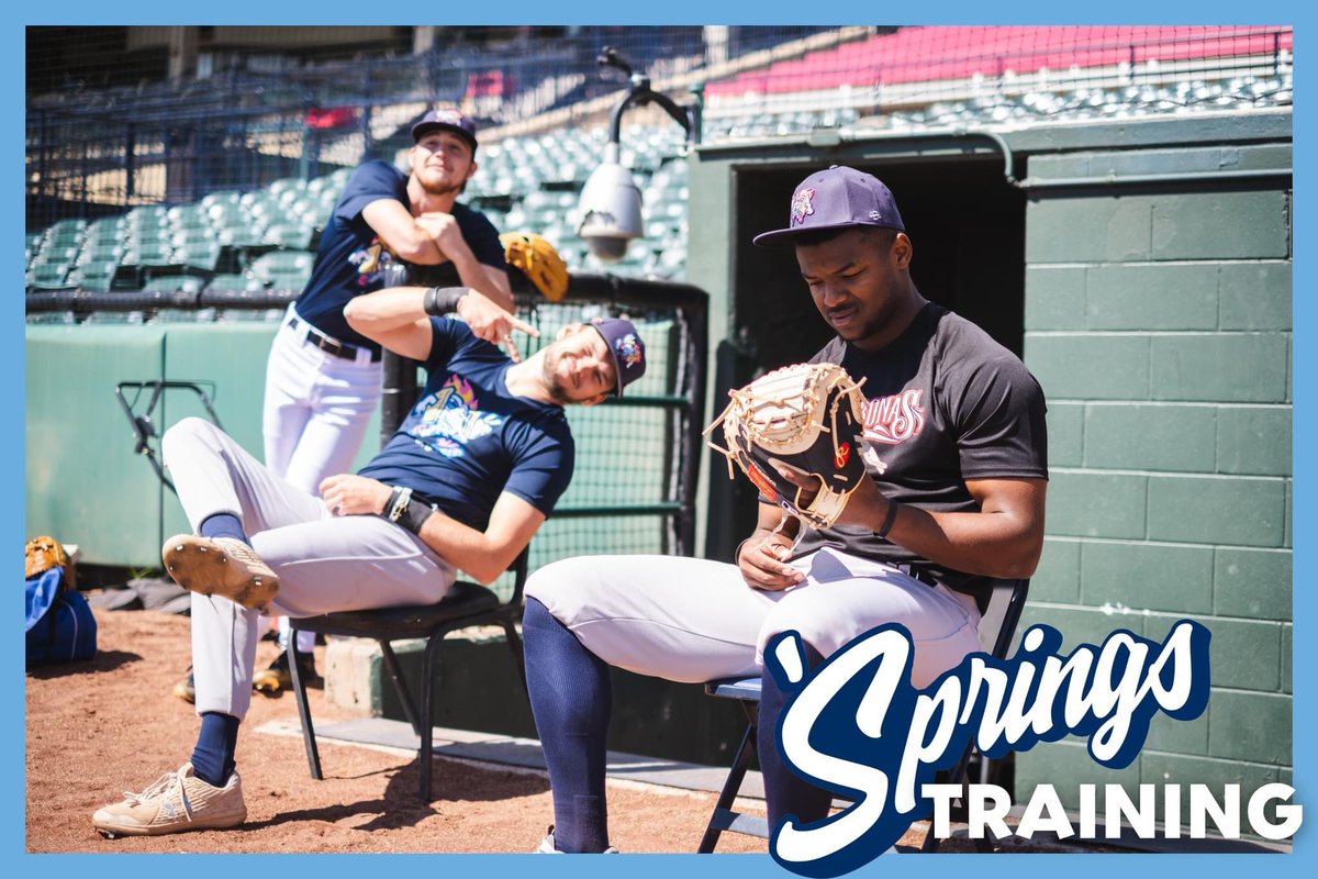 VibesBaseball's tweet photo. 🎼 The Boys Are Back In Town! 🎼
#vibesbaseball #goodvibes #springstraining #coloradosprings https://t.co/H24nedeLSj