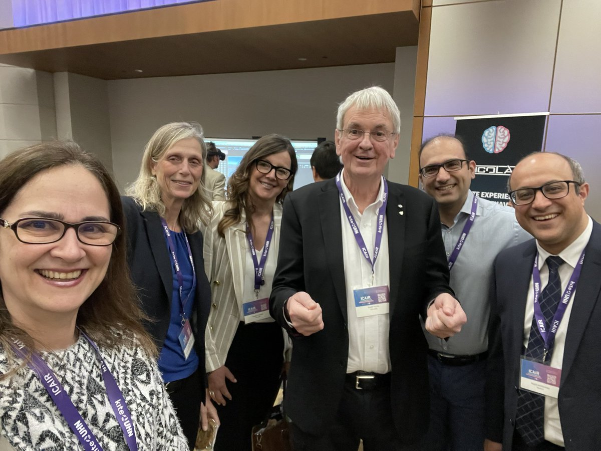 adfurlan's tweet photo. We are all having a great time around the famous great Professor Dr. Geoff Fernie @geoffreyfernie 
#ICAIR #ICAIR2023 https://t.co/Ld0Ev81fyM