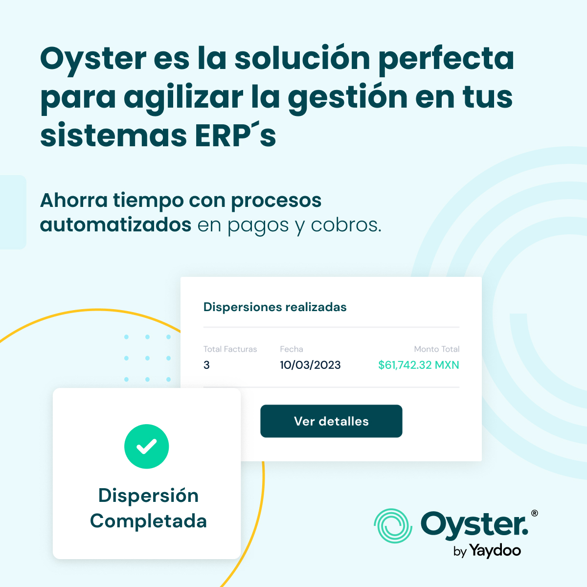 🚀¿Estás buscando una solución para optimizar la gestión de tus sistemas ERP?💻

Ahorra tiempo y mejora la eficiencia de tus procesos de pago y cobro mediante la automatización. 

¡No esperes más para simplificar tu trabajo! Pruebalo hoy mismp