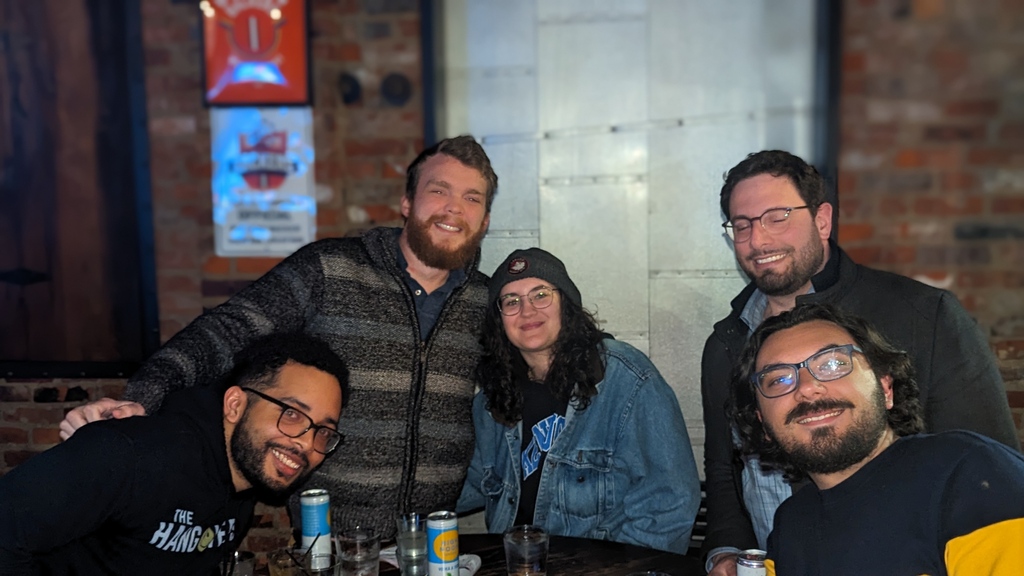 JSabolEnt's tweet photo. It's time for the weekly winners circle! Project are the champions keeping up a streak at the Twist, and The Scruffy looking nerf herders get the bragging rights and the prize at pounders. Congrats everyone let's see who can keep their streak. 
#speedquizzing #trivia https://t.co/CSOi1tRG1L