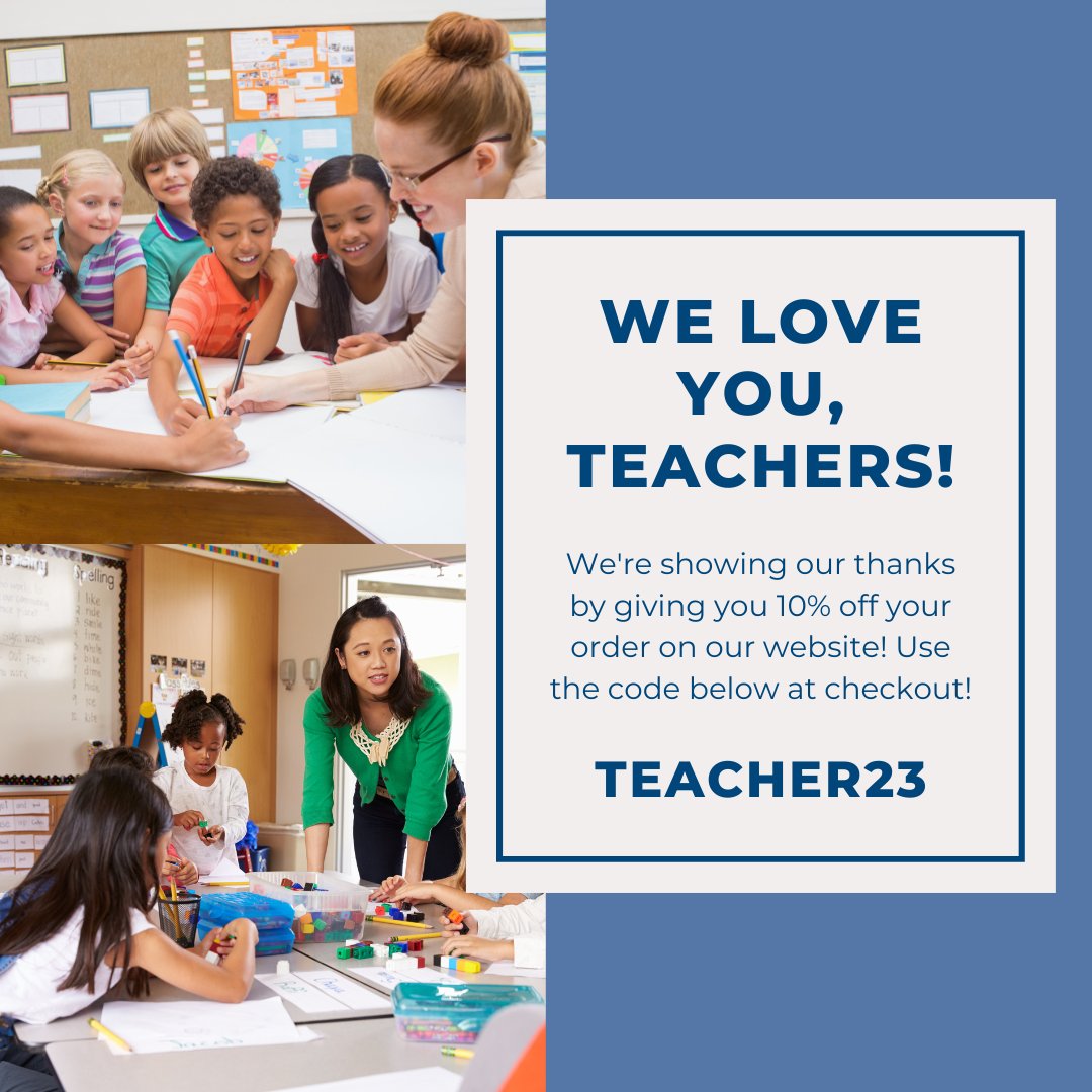 projectwet's tweet photo. Happy teacher appreciation week to all of our amazing educators! We want to say thank you by giving you a discount on our store to help you gain extra resources for the classroom. Use code TEACHER23 at checkout to get 10% off your entire order, valid through 5/18! #TeacherWeek https://t.co/yEwH24fMCQ
