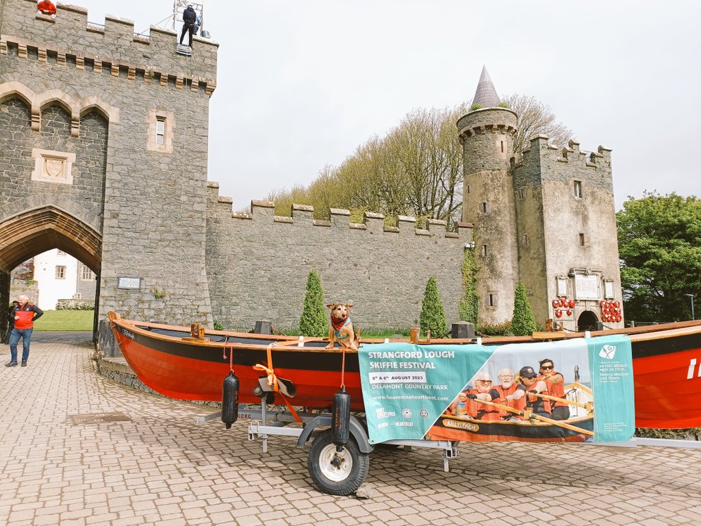 magikalmelissa's tweet photo. What a beautiful day in all respects!despite a ⚡⛈️forecast, the🌞shone and it stayed dry for our Abseil fundraiser!Blown away by people's generosity 🙏our current total is £2000& rising. #rowing #skiffs #killyleagh #castles #countydown @WeatherCee @hagan_utv @KillyleaghCRC https://t.co/31cC8scsS7
