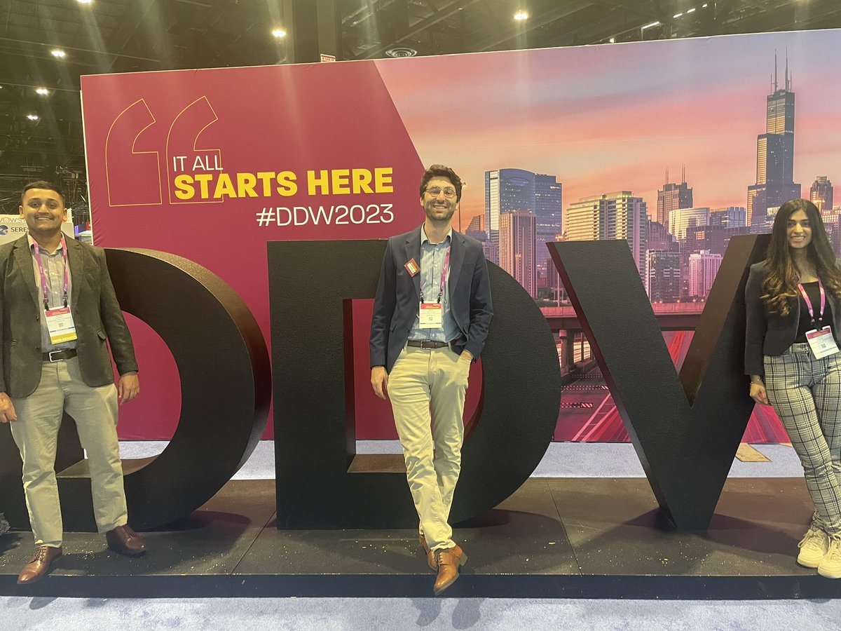 Our residents <a href="/AnjiyaShaikh/">Anjiya Shaikh, MD</a> <a href="/SimonAbiSalehMD/">Simon</a> were at #DDW2023 learning about all the new advancements in GI and connecting with their peers!