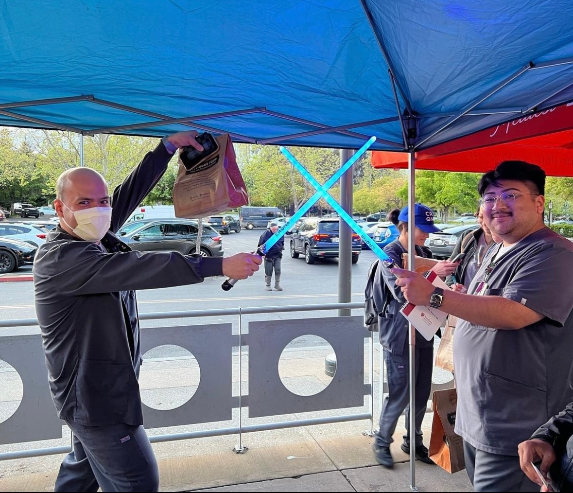 The_Melt's tweet photo. We kicked off #NursesWeek with @CronaNurses and hosted a special Star Wars themed event for over 500 outstanding nurses from Stanford Health Care and Lucile Packard Children's Hospital. Thank you for all that you do! 🧡 🏥 https://t.co/dEWhT8DMxY