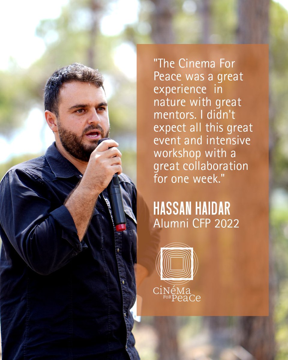 #CFP2023: Our Alumni are CHANGE-MAKERS 🌍 
We are proud of our talented CFP alumni Hassan Haidar who dazzled us with his outstanding skills, creativity and commitment. 

Apply now and join us for an unforgettable experience.

Organized by: <a href="/BeirutFilmSoc/">Beirut Film Society</a>