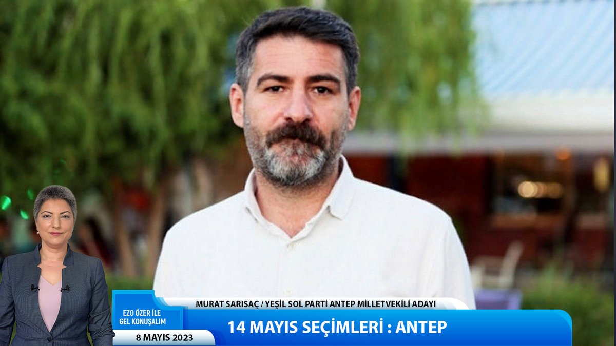 EzoOzer's tweet photo. Yeşil Sol Parti'nin Antep'teki seçim çalışmaları nasıl devam ediyor?

Hedefleri neler?

İktidar oy kaybediyor mu? Muhalefete ilgi artıyor mu?  

Yeşil Sol Parti Antep Milletvekili Adayı @muratsarisac  Gel Konuşalım'da değerlendiriyor.

https://t.co/0LEXPK39kQ https://t.co/JuH36NE6ji