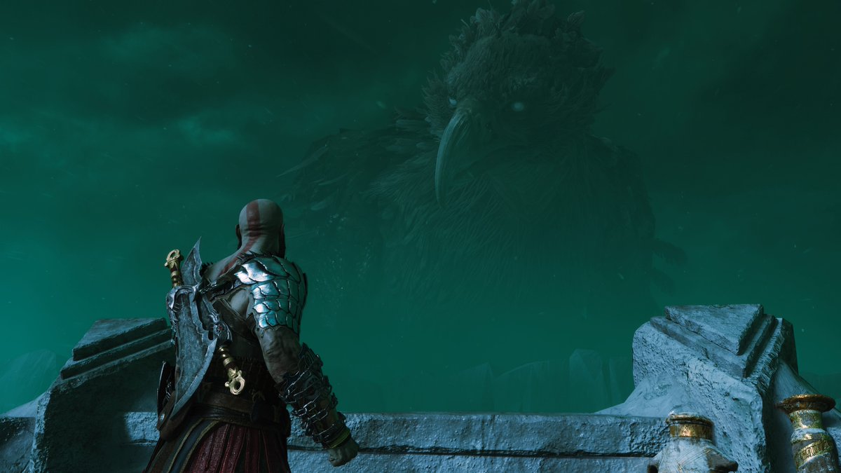 RealWeker's tweet photo. GOW 💙 

#PS5 #PS5Share #GodofWarRagnarök https://t.co/s0v4m5vZmS