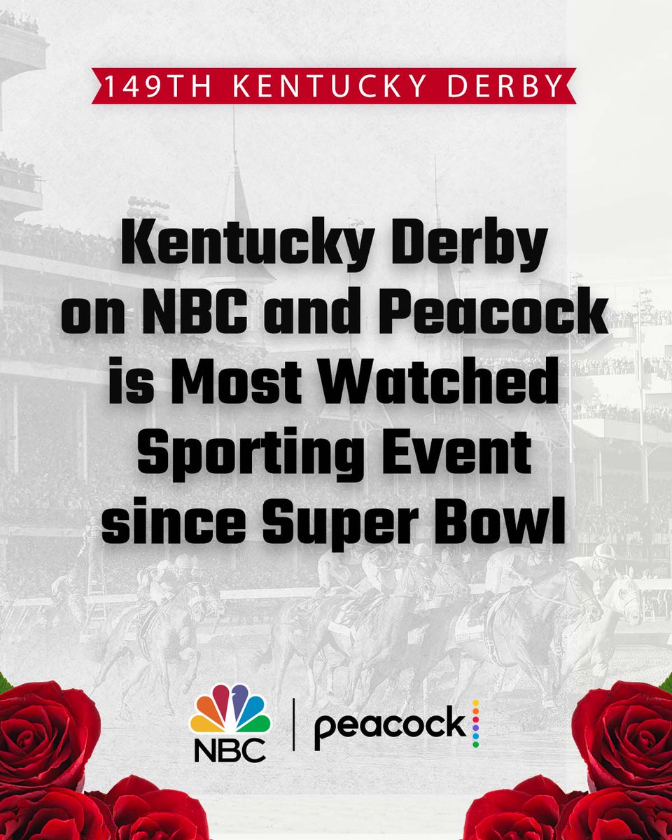NBC Sports PR on Twitter "The 149th KentuckyDerby Delivers on NBC and