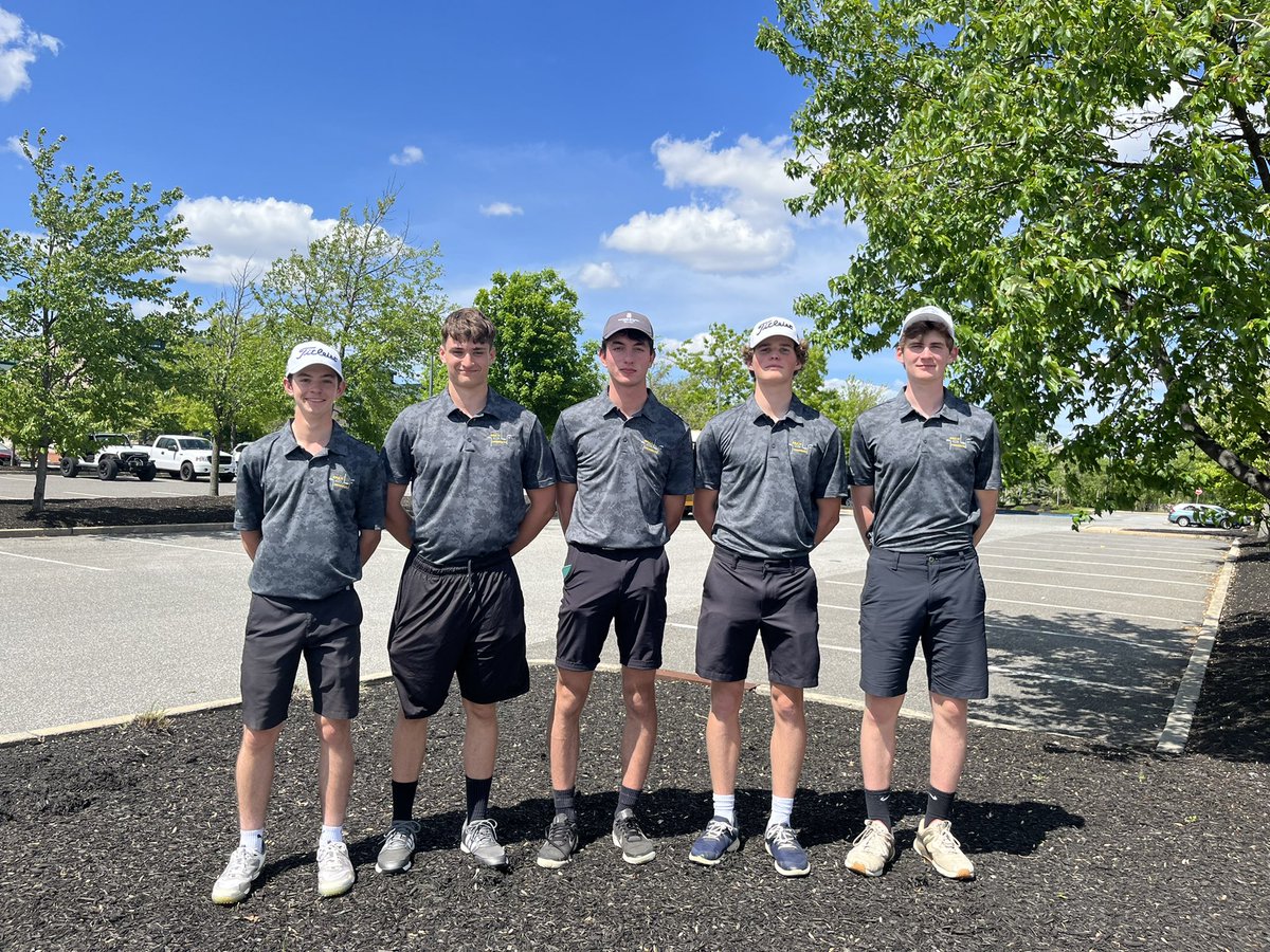 BMStangsGolf's tweet photo. Team shot a 353, 12th place out of 17 in SJ/CJ Grp 3 golf tourney at RiverWinds.  Josh Michigan (80) good for T-17. Tadrick (88) Sliazis (90) Beelitz (98) Cranston (105) @ Jackson Mem 2moro 🐎⛳️💪 @BMSTANGSports https://t.co/UqNrOzsy25