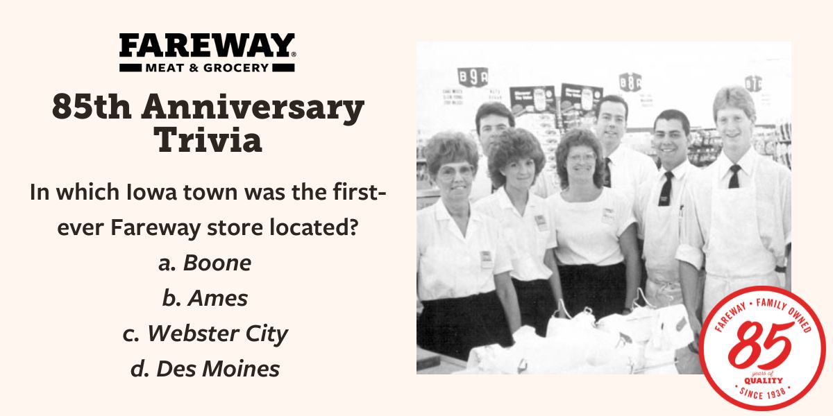 Fareway Stores on Twitter "It's day ️of Anniversary Week! 🎉 Brush up