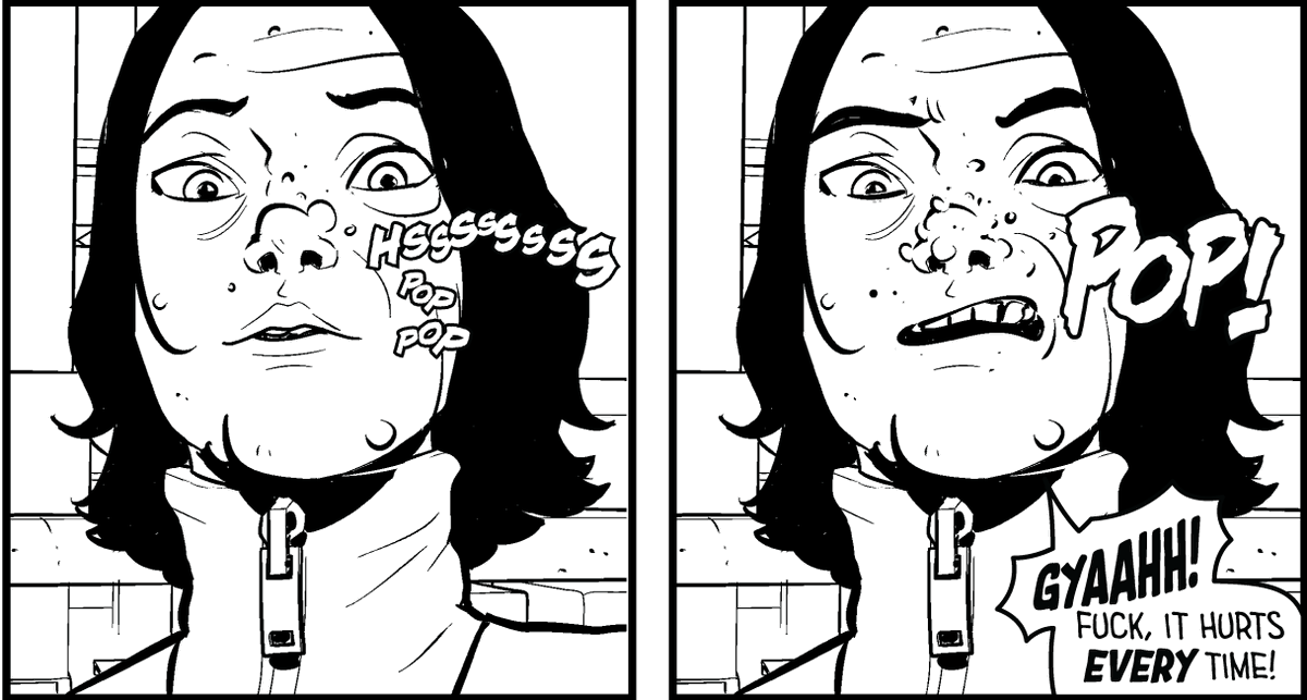 daltondeschain's tweet photo. It's the terrifying return of MONO Monday! In "Beauty Is Only Screen Deep," witness the grotesque horrors MONOCUL warehouse workers must endure to be considered for that BIG PROMOTION.

Read now for free on @zestworldcomics! https://t.co/nIDH4Dq3Pr
A: @ChrisPHuey L: @JLambertArt https://t.co/Dh2mwdhZaL