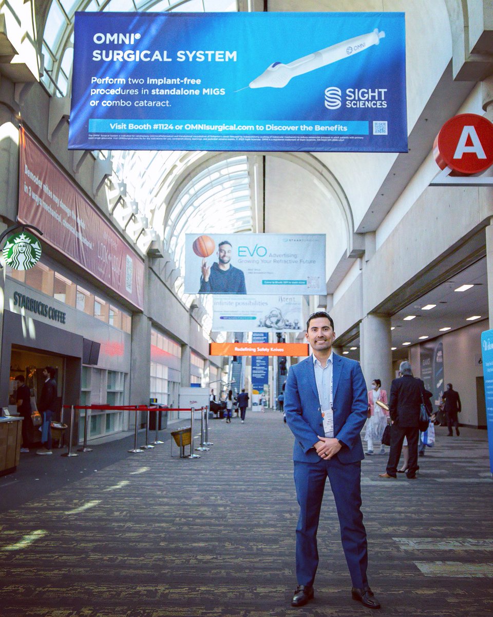 The first thing I saw when walking into the convention center was the OMNI banner. I knew at that point that #ASCRS2023 was going to be great. Team @SightSciences has had a fantastic and productive time with friends, partners, customers, investors, and especially our dear doctors