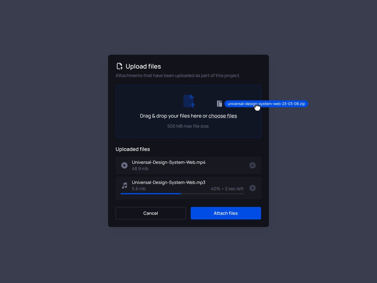 dimagroshev's tweet photo. Upload Files (Dark Theme)
→ Made with @the123done
#uploadfiles #upload #figma https://t.co/DCW3WkIfVJ