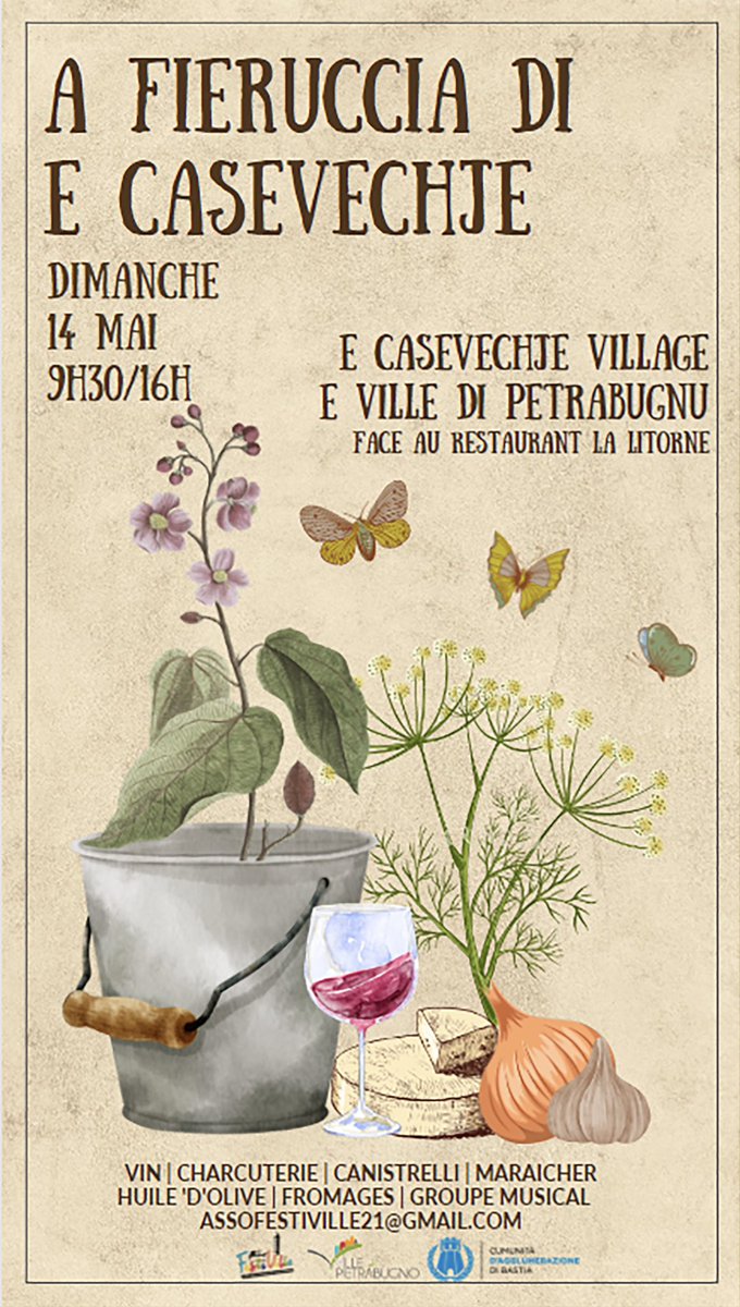 Rendez-vous dimanche à partir de 9h pour la Fieruccia du e Casevecchie.