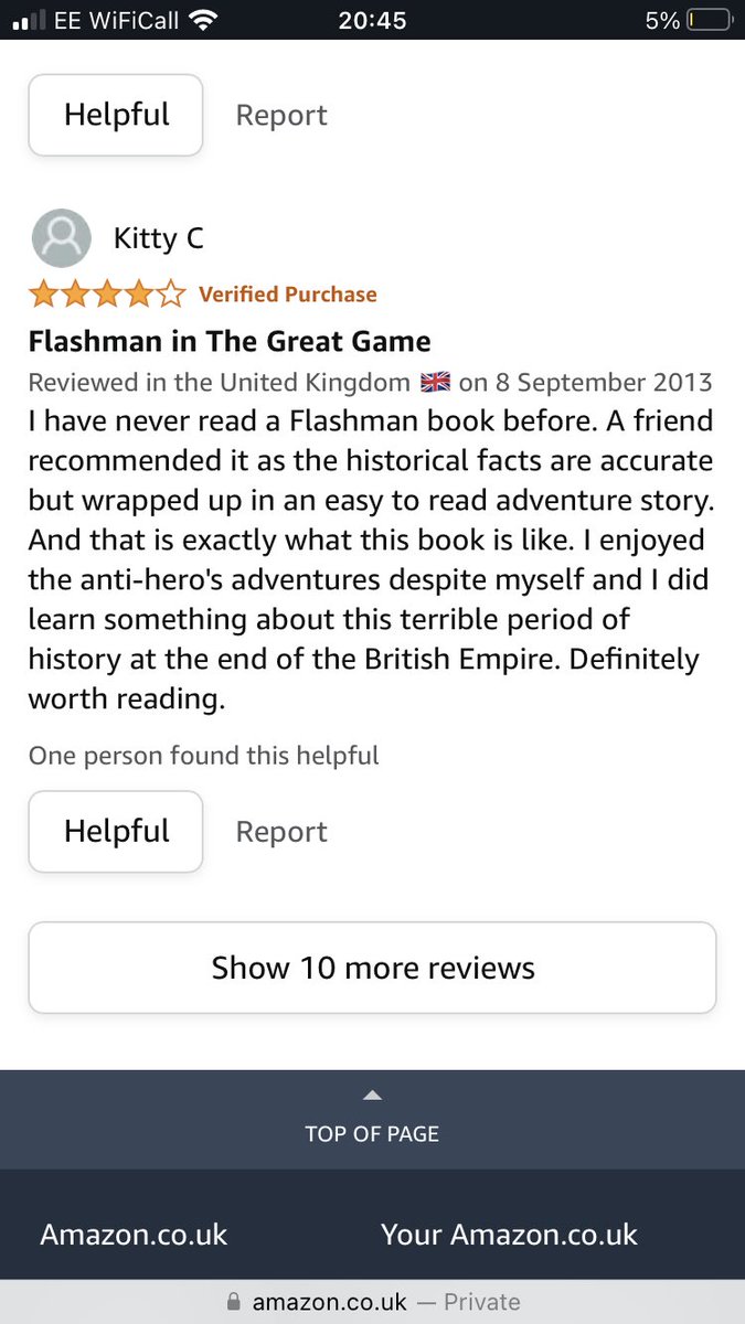 danpitt7's tweet photo. @pibarrister I think they’re great but may not be everyone’s cup of tea. Kitty C gave it 4 stars.  MS gave it 5. https://t.co/udbbFJccQZ