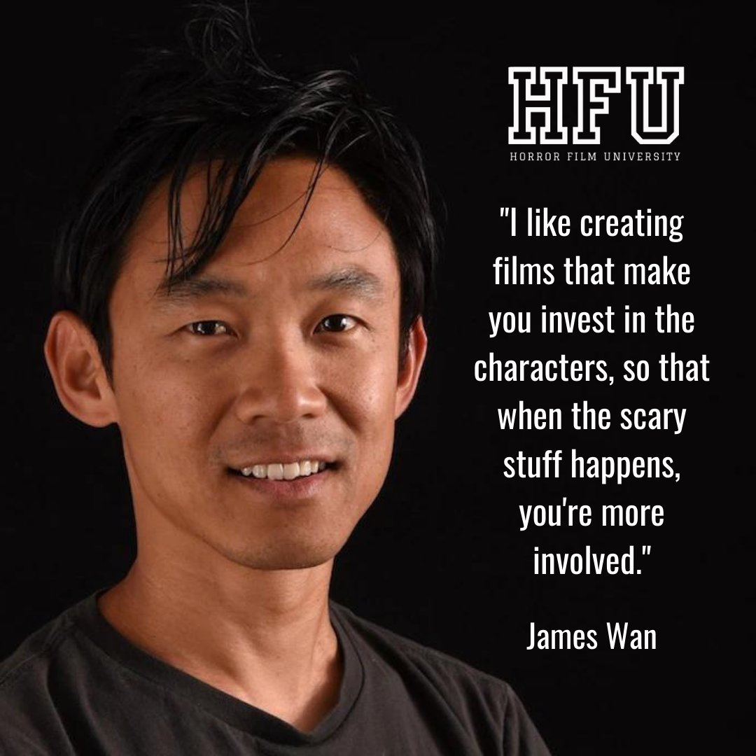 HorrorFilmU's tweet photo. Wan, the director of "Saw," "Insidious," and "The Conjuring," emphasizes the importance of character development in horror films, as it allows the audience to become more emotionally invested when the terror unfolds.
#jameswan #insidious #theconjuring https://t.co/aATw7p8P1j