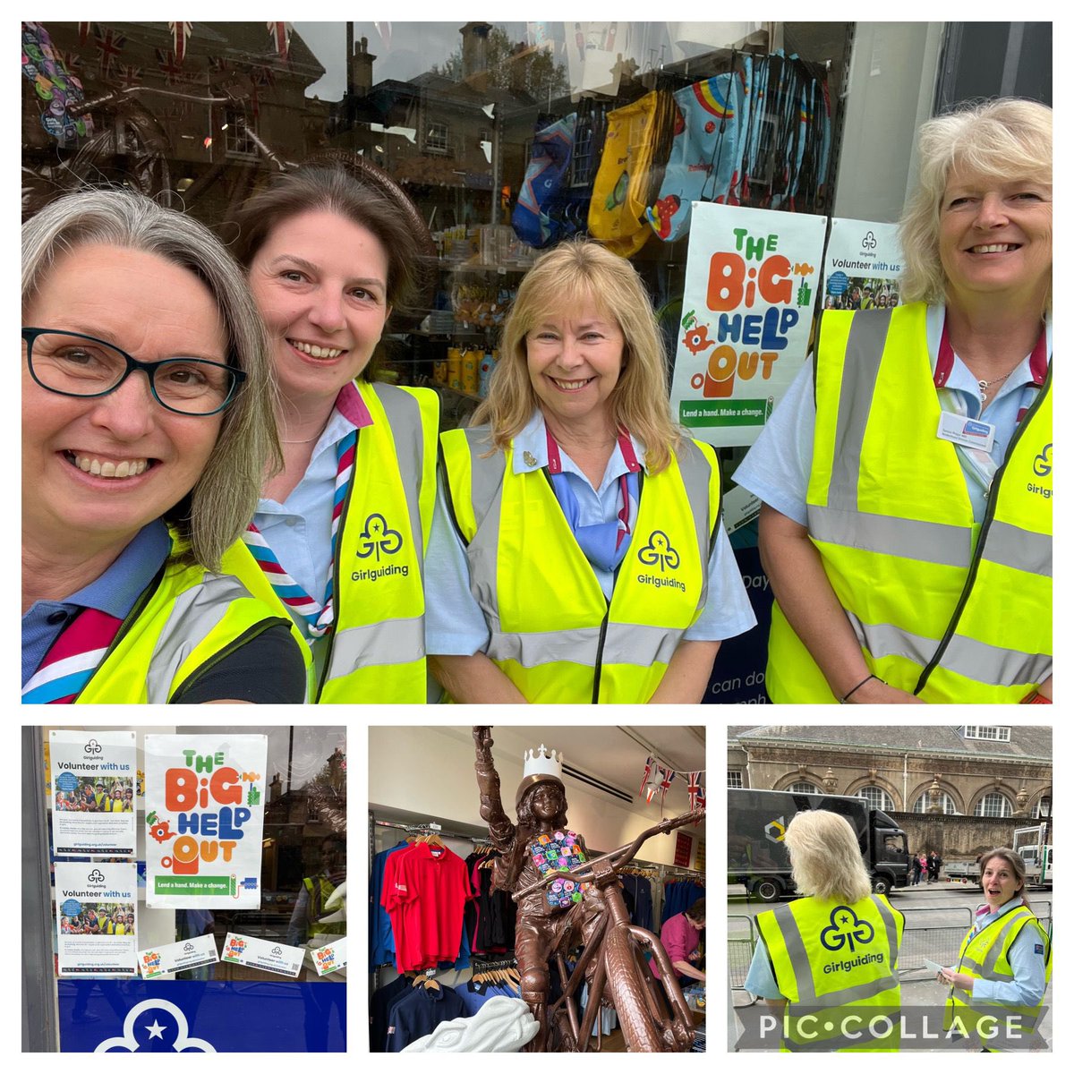 Amazing day with @Chief_Guide @jo_lovell celebrating @TheBigHelpOut23 at @Girlguiding HQ today!! Still time to get involved and sign up as a volunteer 👉girlguiding.org.uk/volunteer