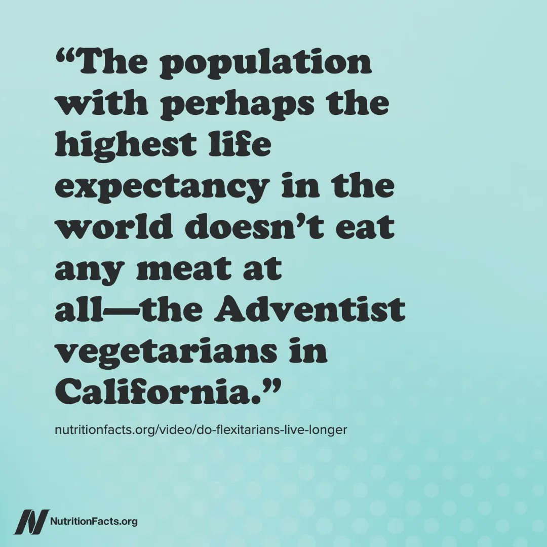 The longest-living populations in the world not only have social support and engagement, and exercise daily, but, nutritionally, they all center their diets around plant foods, reserving meat mostly for special occasions. bit.ly/2OkZKsG