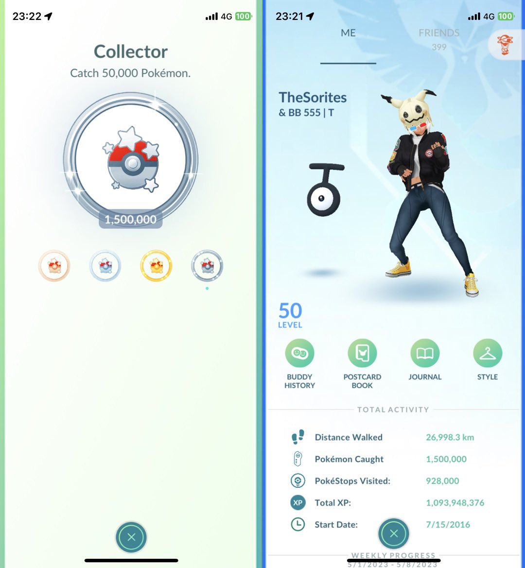 1.5M catches! 🎈

And yet, according to some folks, the reason why I support #HearUsNiantic is bECaUsE I’m LaZy!!1!1!

#PokémonGo