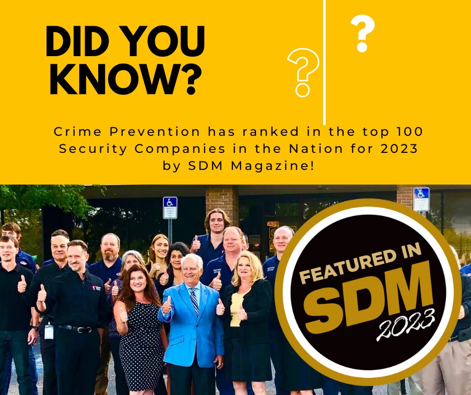 CPSS is a Top 100 Security Company in the Nation for 2023!
#secureyourworld #safetyfirst #ProtectingWhatMattersMost #worrylessconnectmore