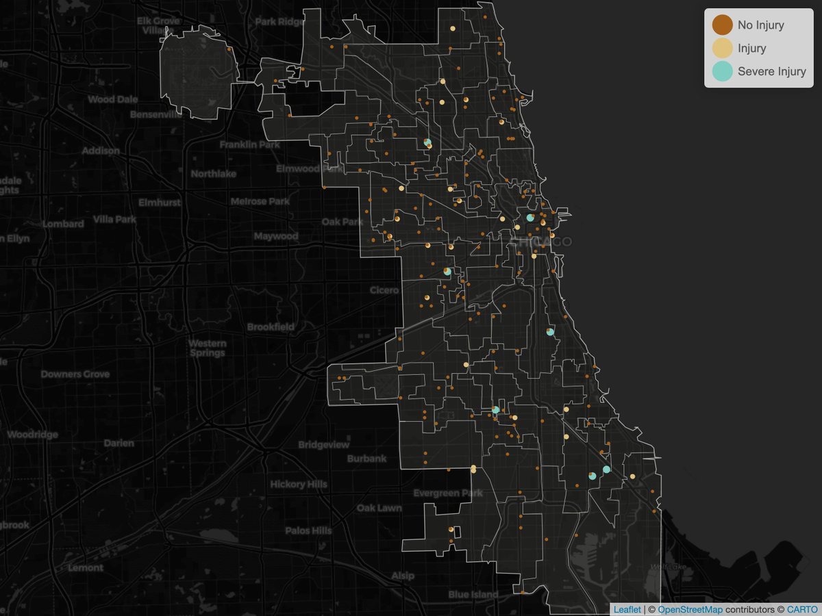 ChicagoCrashes's tweet photo. 2023-05-07: 184 Traffic Crashes w/ 439 People Involved.
@ChicagoDOT make it stop. #ChicagoCrashMap https://t.co/8yQBpTQmyP