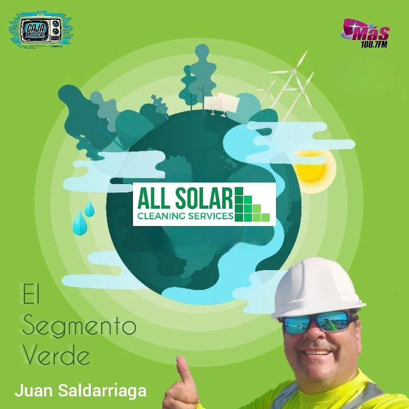 allsolarclean's tweet photo. Hoy escuchamos a las 8:45 dentro de @CajaMusical_ por @Mas100FM en El Segmento Verde. https://t.co/DiJnm3MywG
