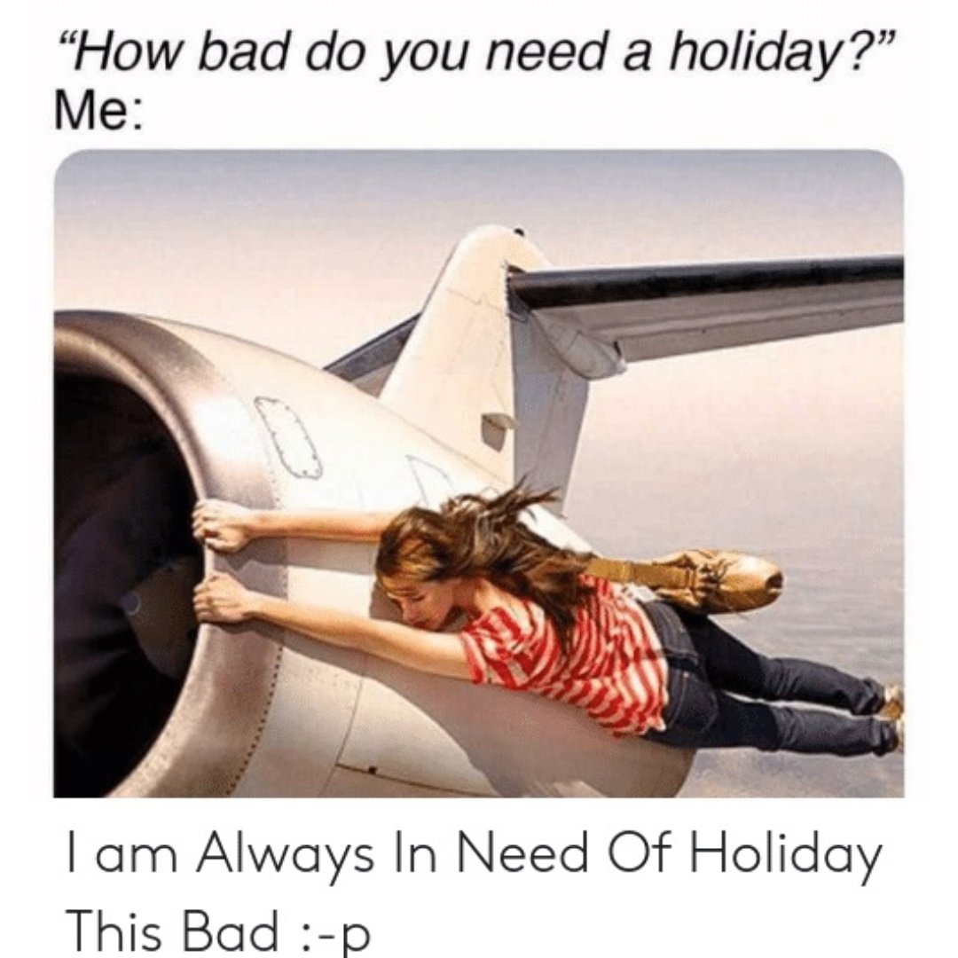 How badly do you need a holiday?

📸: PerfectDayToPlay
#mememonday #meme #monday #travelmemes #travel #cruiseplannersofvalrico #konitzerfamilytravel